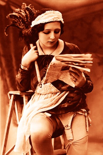 Vintage risque nude - vintage,